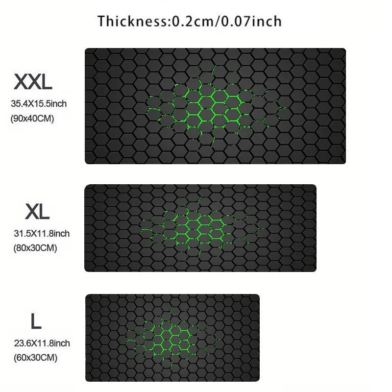 XXL Hexagon Desk Mat