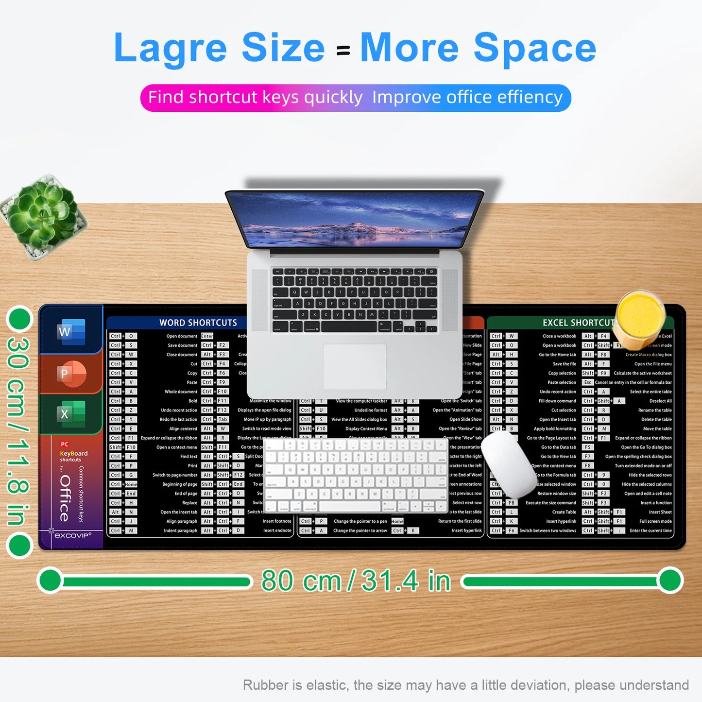 Excel Shortcut Mousepad