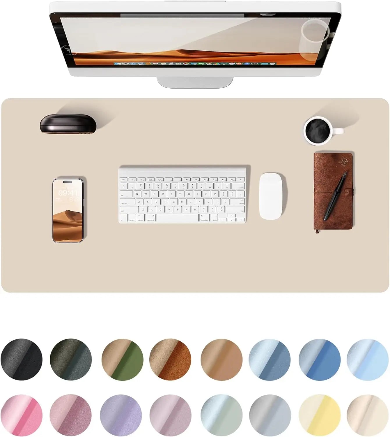 PU Leather Desk Mat