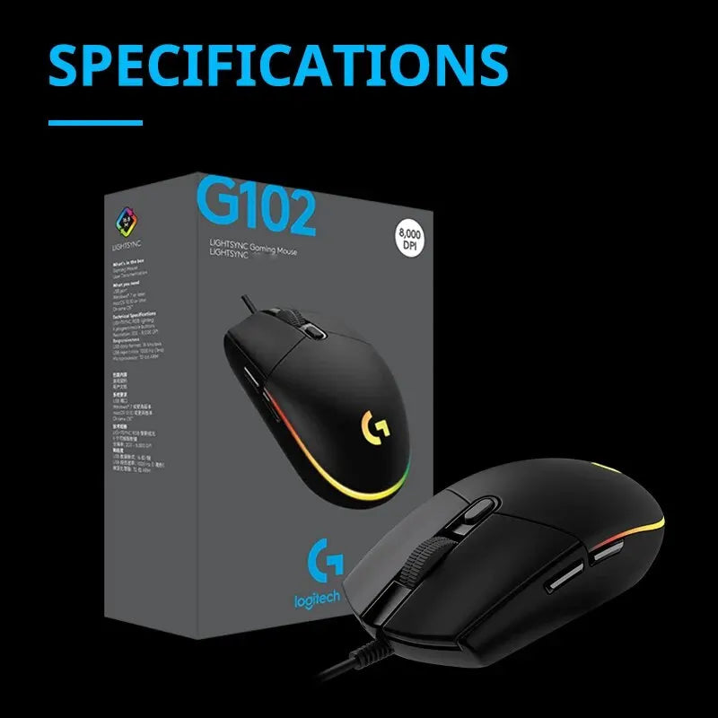 Logitech G102 RGB Gaming Mouse