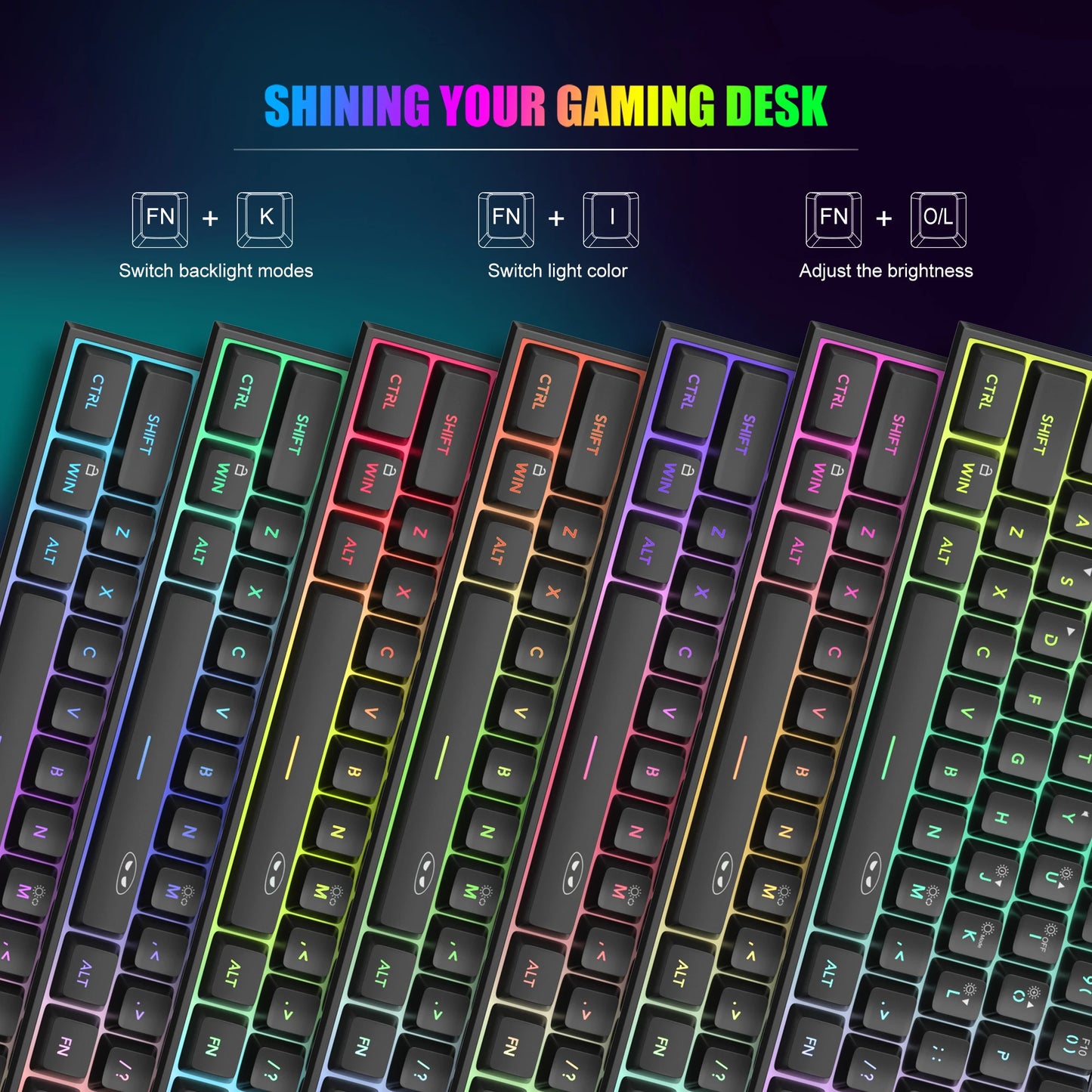 MageGee RGB Compact Gaming Keyboard