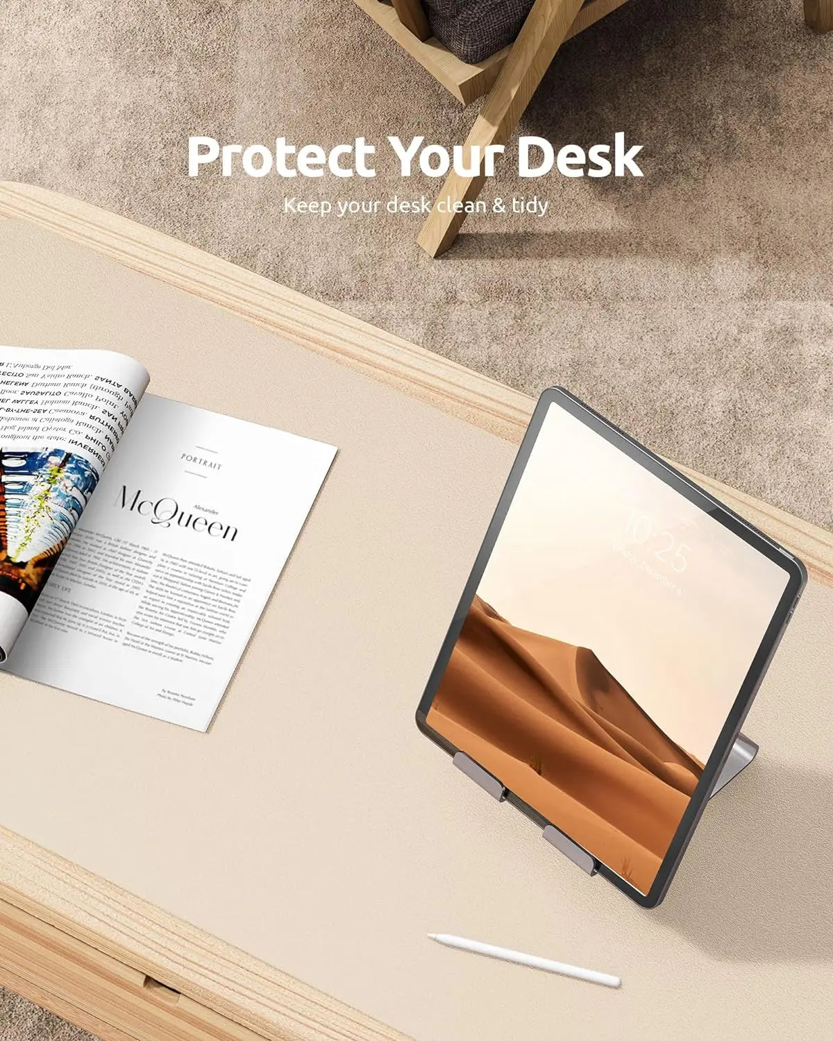 PU Leather Desk Mat