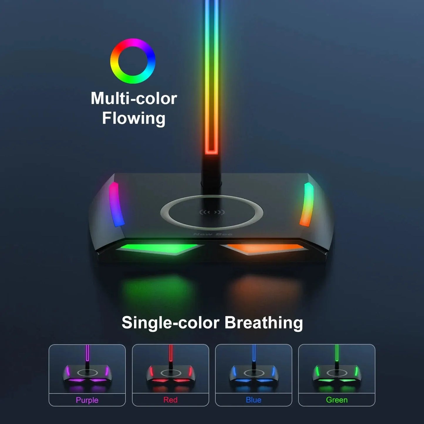 New Bee RGB Headphone Stand