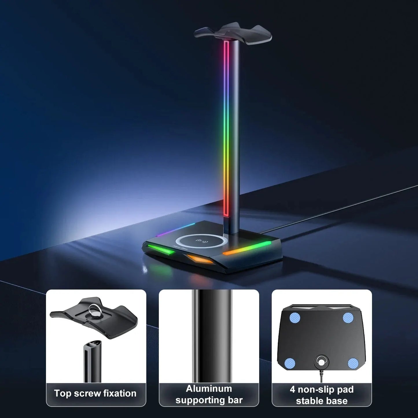 New Bee RGB Headphone Stand