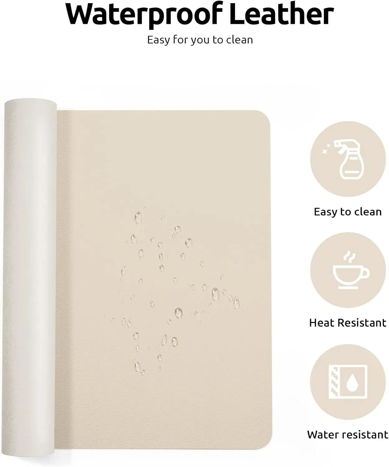 PU Leather Desk Mat