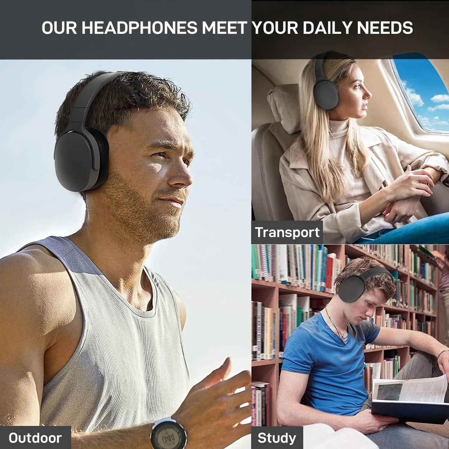 NEWMSNR Bluetooth Headphones