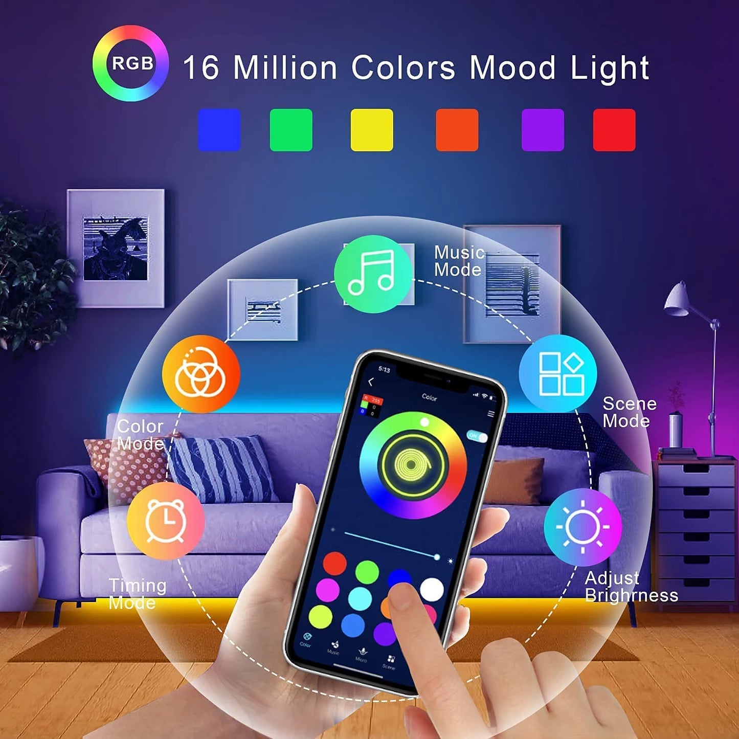 USB RGB Smart LED Strip