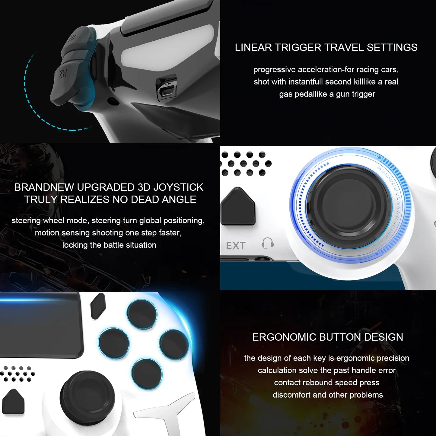 GAMINJA Wireless Bluetooth Gamepad