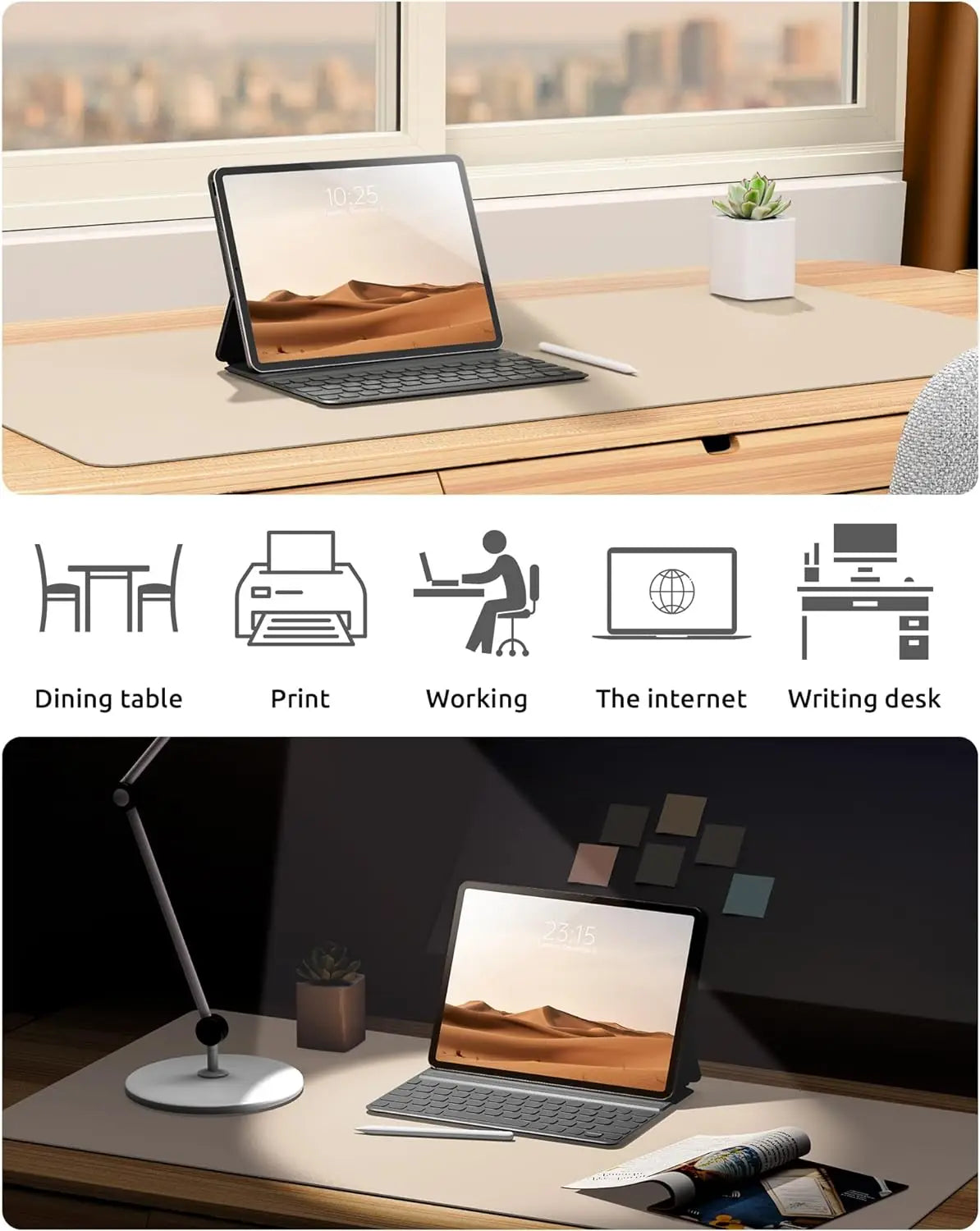 PU Leather Desk Mat