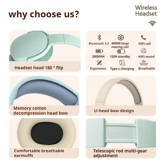 NEWMSNR Bluetooth Headphones
