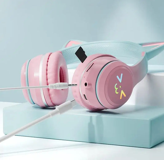 WYMECT Cat Ear Headphones