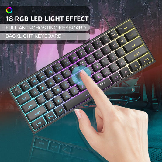 MageGee RGB Compact Gaming Keyboard